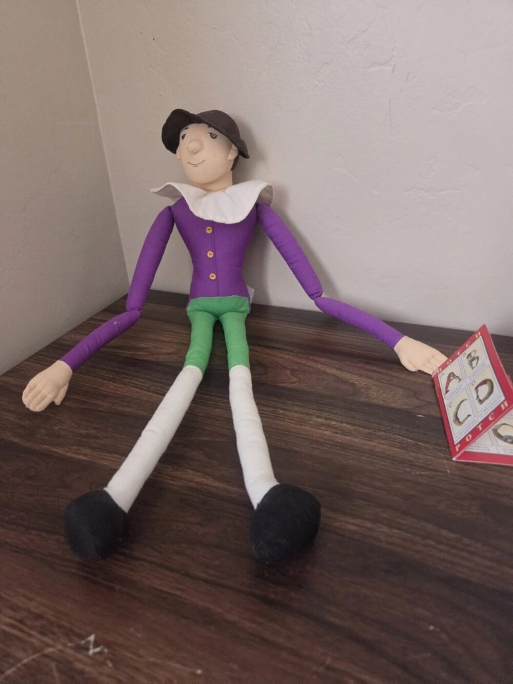 1996 Colonial Williamsburg Hotch Potch Doll MerryMakers Alphabet Plush w Tag